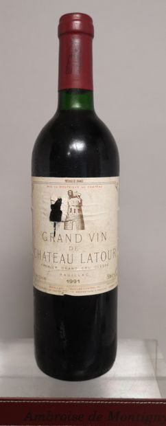 null 
1 bouteille Château LATOUR - 1er Gcc Pauillac 1991
Etiquette légèrement tachée...