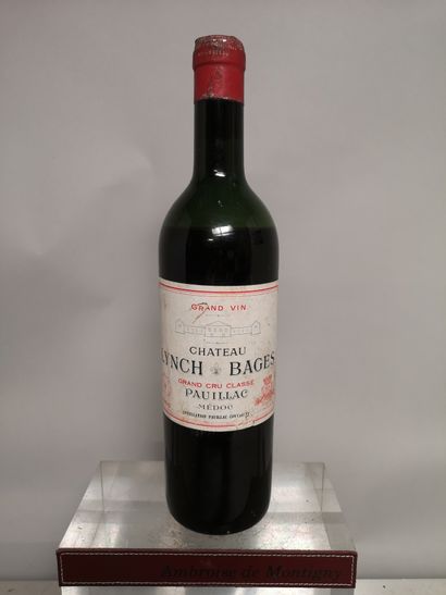 null 1 bouteille Château LYNCH BAGES - 5e Gcc Pauillac 1955

Etiquette légèrement...