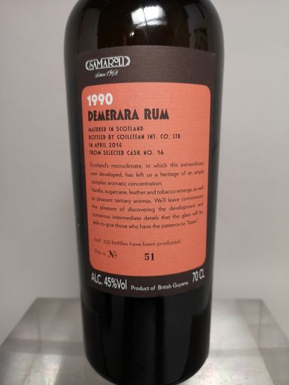 null 
1 bouteille RHUM - Samaroli "Demerara Rum" GUYANA 1990


Mis en bouteille en...