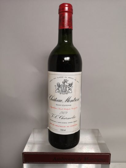 null 
1 bouteille Château MONTROSE - 2e Gcc Saint Estèphe 1979
Etiquette légèrement...