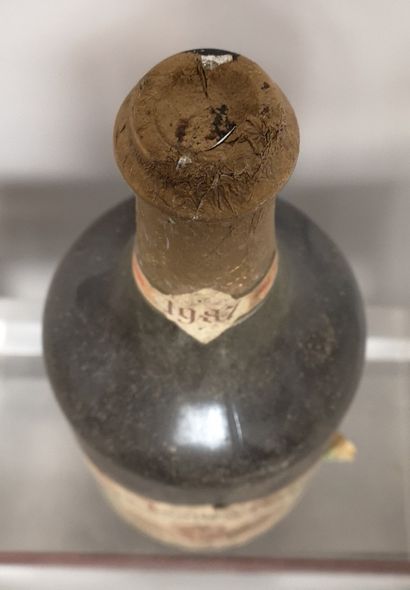 null 
1 bouteille VIN JAUNE - Jean BOURDY 1987




Etiquette légèrement tachée et...