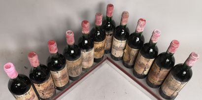 null 12 bouteilles Château LA PROVIDENCE - Grand cru Pomerol 1970 

Etiquettes tachées...