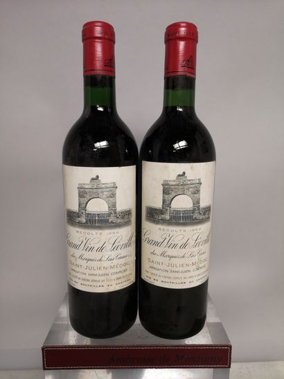 null "2 bouteilles Château LEOVILLE LAS CASES - 2e Gcc Saint Julien 1966

Etiquettes...