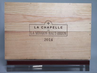 null 6 bouteilles La CHAPELLE de La MISSION HAUT BRION - Pessac Léognan En caisse...