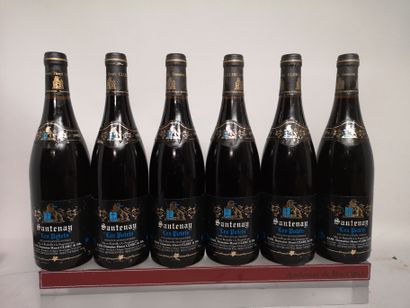 null 
6 bouteilles SANTENAY ""Les Potets"" - Henri CLERC 1995
Etiquettes légèrement...