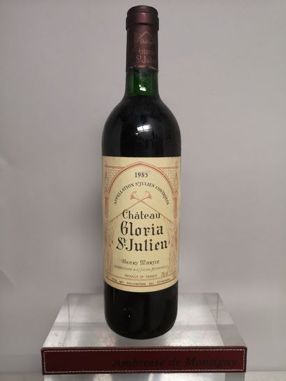 null 
1 bouteille Château GLORIA - Saint Julien 1985




Niveau légèrement bas. ...