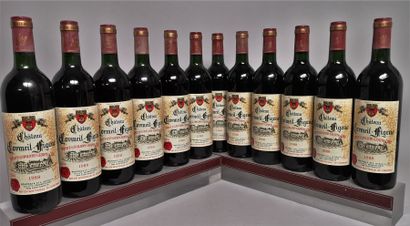 null 12 bouteilles Château CORMEIL-FIGEAC - Saint Emilion Grand Cru 1988

7 légèrement...