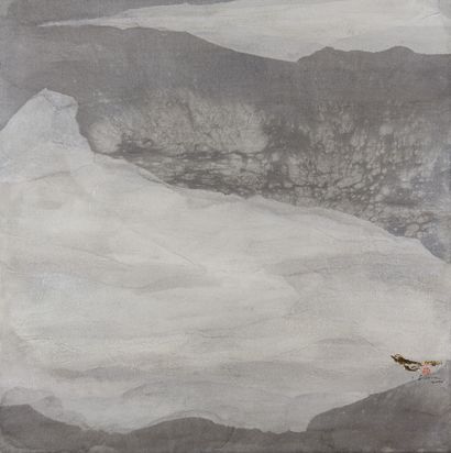 AN XIAOTONG (1971) Figuration
Encre sur papier marouflé sur toile
60 x 60 cm