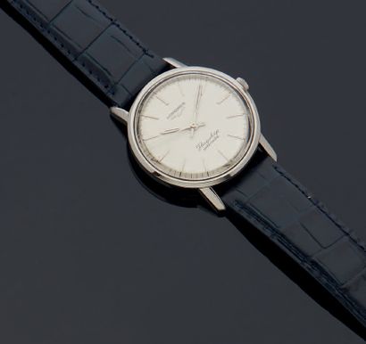 LONGINES Model Flagship 3104-2 (93). 
 Steel men's watch, dial with steel back, baton...