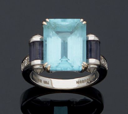 MAUBOUSSIN, SÉRIE RÉCENTE. 
RING based on an old design of the house from the 1930s,...