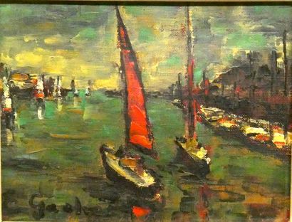 null E .GACHER (actif au XXème siècle)

Le port du Croisic

Huile sur toile

14 x...