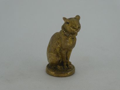 null Emmanuel FREMIET (1824-1910)

Cachet en bronze doré "Chat assis"

Barbedienne...