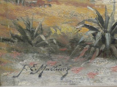 null F.E MARTINEZ (XIXè - XXè siècle)

Paysage orientaliste animé

Huile sur panneau,...