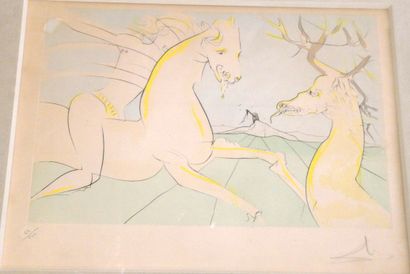 null DALI El Salvador (1904-1989)

"Horse that wanted to Avenge the Deer"

Lithograph...