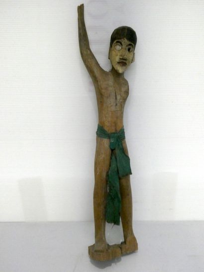 null INDE

Statuette en bois peint.

H. : 36,5cm