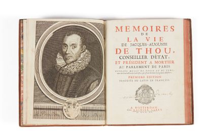 null Mémoires de la vie de Jacques-Auguste de Thou, conseiller d'état, et président...