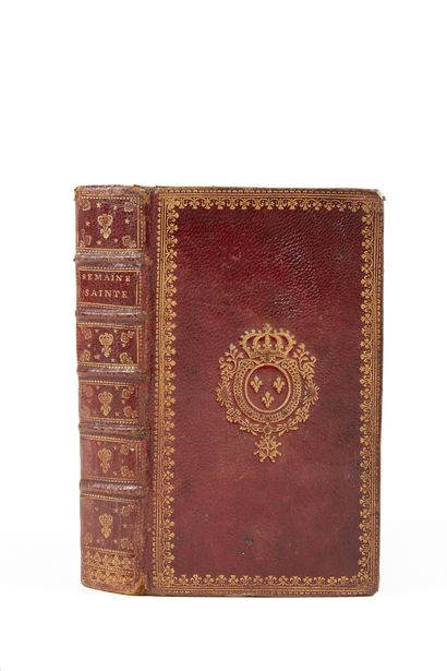 null [BINDING OF LOUIS XV]. BELLEGARDE, Abbot. The Office of Holy Week, for the use...