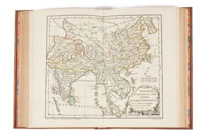 [LOUIS XV]. VAUGONDY. New portable atlas intended mainly for the instruction of youth....