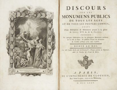 LUBERSAC, Abbé de. Discourses on the public monuments of all ages and all known peoples...