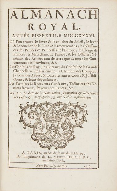 MERCIER. Portraits of the Kings of France. Neufchâtel, Imprimerie de la Société typographique,...