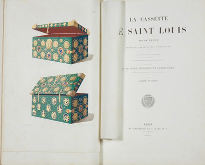 GANNERON, Edmond. La cassette de Saint-Louis. Paris, J. Claye et Cie, 1855. 1 vol....
