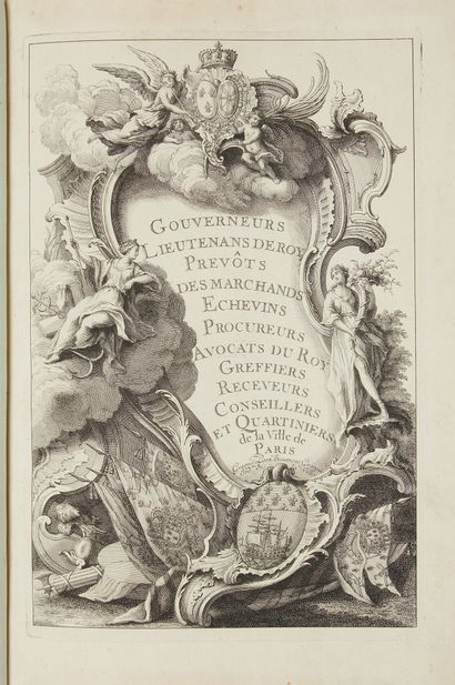 null ARMORIAL OF THE CITY OF PARIS] BEAUMONT. Governors, Lieutenants of the King,...