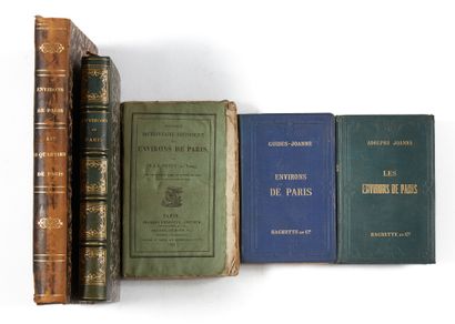 null [ENVIRON DE PARIS]. 1 lot de livres sur les environs de Paris.
- DULAURE, Jacques-...