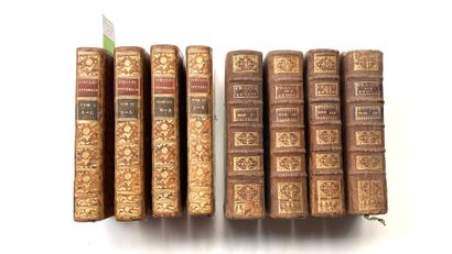 null Ensemble de 8 volumes.
- CASTRES, Abbé de. Les trois Siècles de la Littérature...