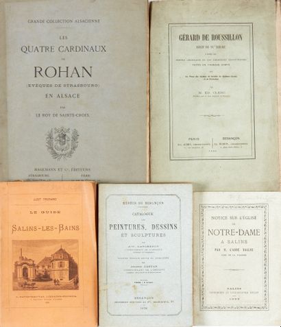 [FRANCHE- COMTÉ]. 5 volumes et plaquettes.
- CLERC, Ed. Gérard de Roussillon récit...