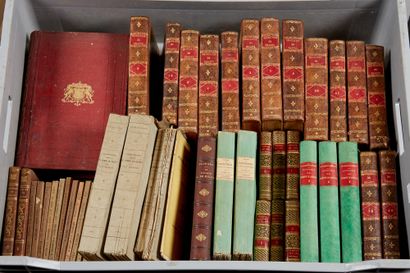 null HISTOIRE
Manette d'environ 45 volumes et plaquettes reliés ou brochés XIXème...