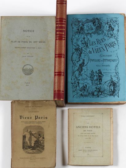 [PARIS]. 1 lot de livres sur l'histoire de paris.
- BONNEFONS, Georges. Les Hôtels...