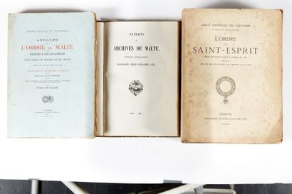 SALLES Félix de. Annales de l'Ordre de Malte ou des Hospitaliers de Saint-Jean-de-Jérusalem....