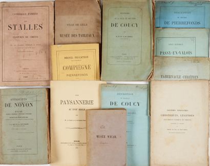 [HAUTS DE FRANCE]. Ensemble de 12 ouvrages brochés :
- LÉPINOIS, E. de. Histoire...
