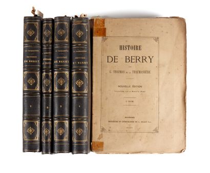 THAUMAS DE LA THAUMASSIÈRE, Gaspard. Histoire du Berry. Nouvelle édition. Bourges,...