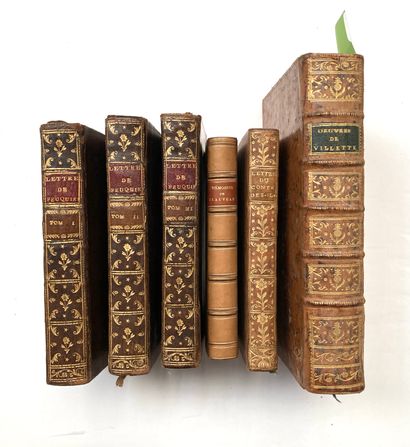 null Ensemble de 6 volumes.
- Œuvres du Marquis de Villette. Edimbourg, 1788. 1 vol....