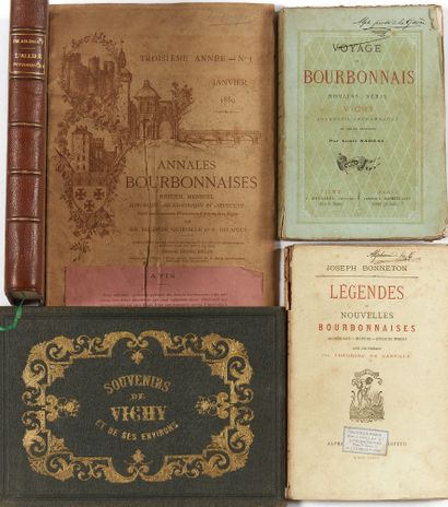 [BOURBONNAIS]. 1 lot de livres reliés et brochés.
- JOLIMONT, Théodore. L'Allier...