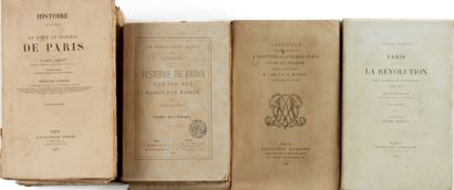 [PARIS]. 1 lot de livres sur l'histoire de Paris.
- LA TYNNA, Jacques de. Dictionnaire...