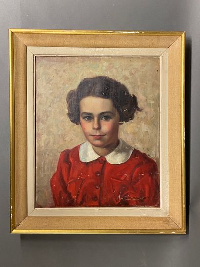 null Elie MILLER-RANSON (1907-1989)

Portrait de fillette au pull rouge

Huile sur...