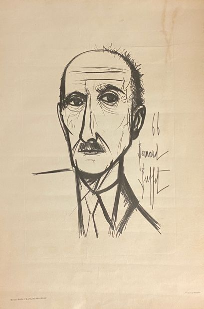 null BUFFET Bernard (1928-1999)

Portrait de François Mauriac, 1966

Planche en noir....