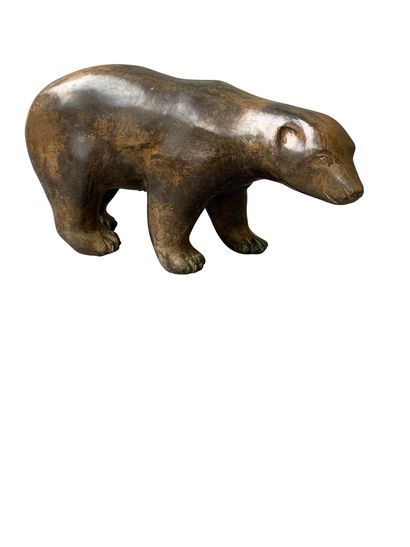 null P. CHENET (XXE)

Sculpture en alliage cuivreux à patine brune figurant un ours...