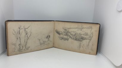 null Ecole Française du XIXè siècle

Carnet de dessins d'études au crayon.

Personnages,...