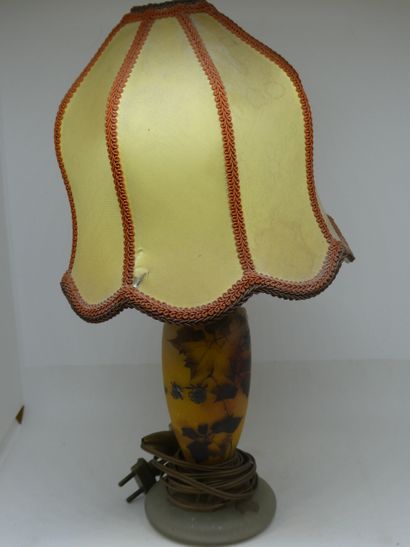 null Jean Simon PEYNAUD (1869-1952)

Pied de lampe en verre dépoli à décor de branchages...