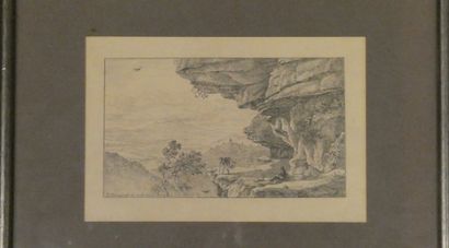 null Ecole du xixè siècle

Deux chasseurs au bord d'une falaise

Gravure en noir,...