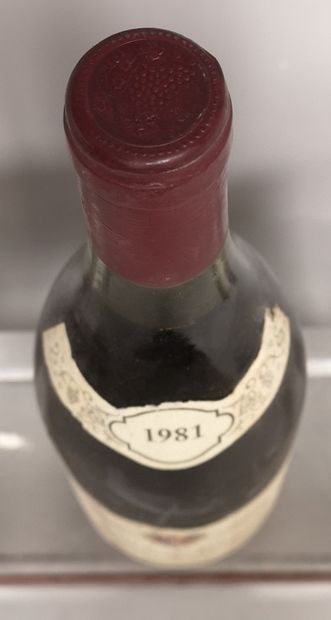 null 1 bouteille POMMARD 1er Cru "Les Rugiens" - BALLOT MILLOT 1981 

Etiquette légèrement...