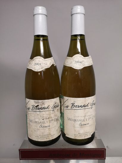 null 2 bouteilles MEURSAULT 1er Cru "Charmes" - Bernard GRAS 2004 

Etiquettes tachées...