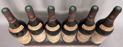 null 6 bouteilles ARBOIS rouge "Cuvée Veuve Léon Maire" - Henri Maire 1992

Etiquettes...