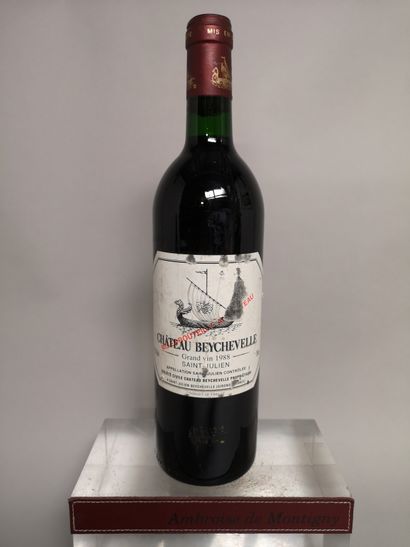 null 1 bouteille Château BEYCHEVELLE - 4e GCC Saint Julien 1988 

Etiquette légèrement...