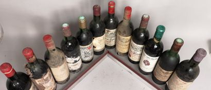 null 12 bouteilles BORDEAUX Millésimes des Années 50, 60 et 70

A VENDRE EN L'ET...