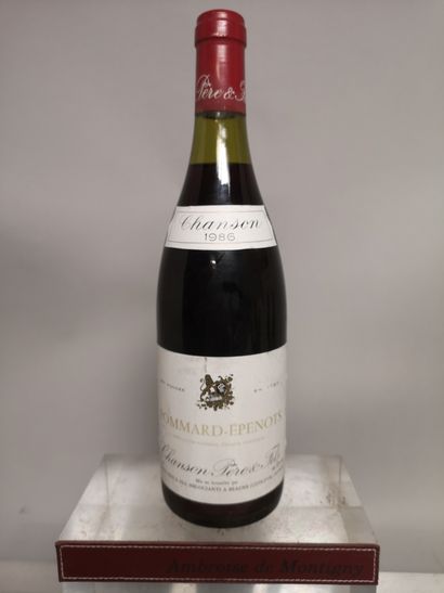 null 1 bouteille POMMARD 1er Cru "Les Epenots" - CHANSON Père & Fils 1986 

Etiquette...