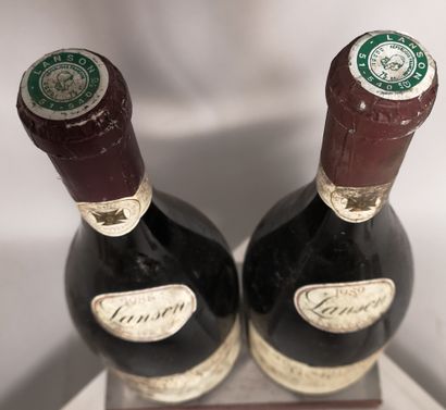 null 2 bouteilles BOUZY - LANSON 1 de 1988 et 1 de 1989

Etiquettes tachées et g...